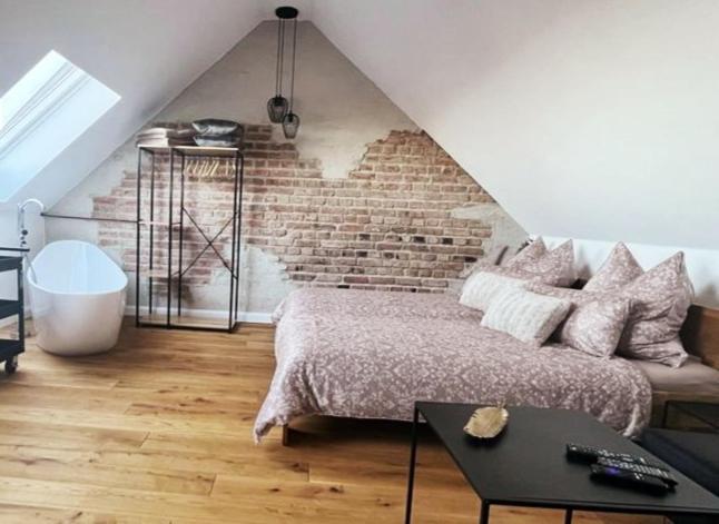 Ferienloft Ottos Werkstatt Mit Saunafass Dannenfels Ngoại thất bức ảnh